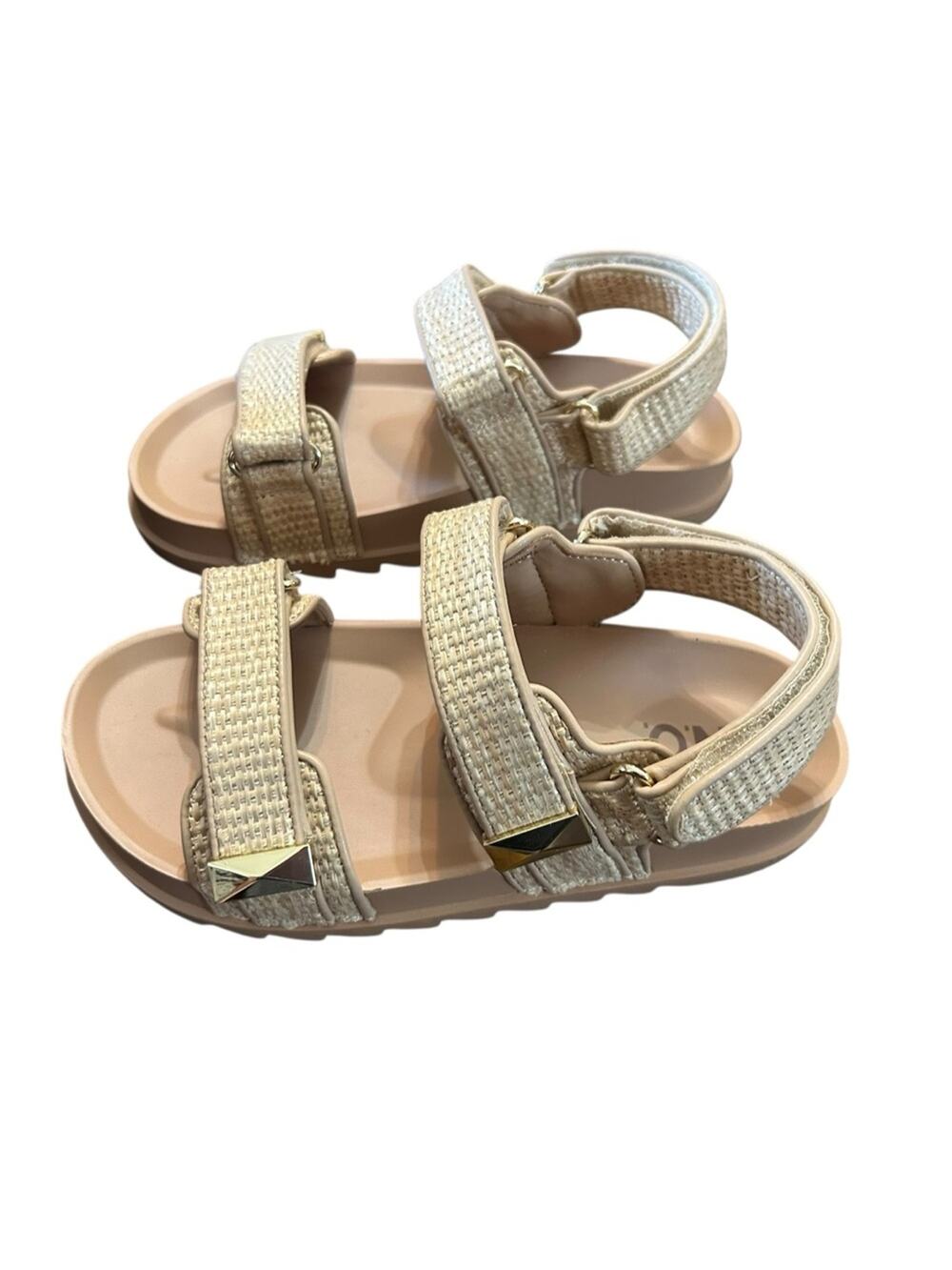 I.N.C. International Concepts Caledon Footbed Sandals Boho Neutral NEW 5